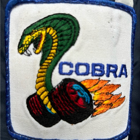 Vintage Ford Mustang Cobra Shelby Racing Jacket Small Blue Rare - Picture 3 of 16